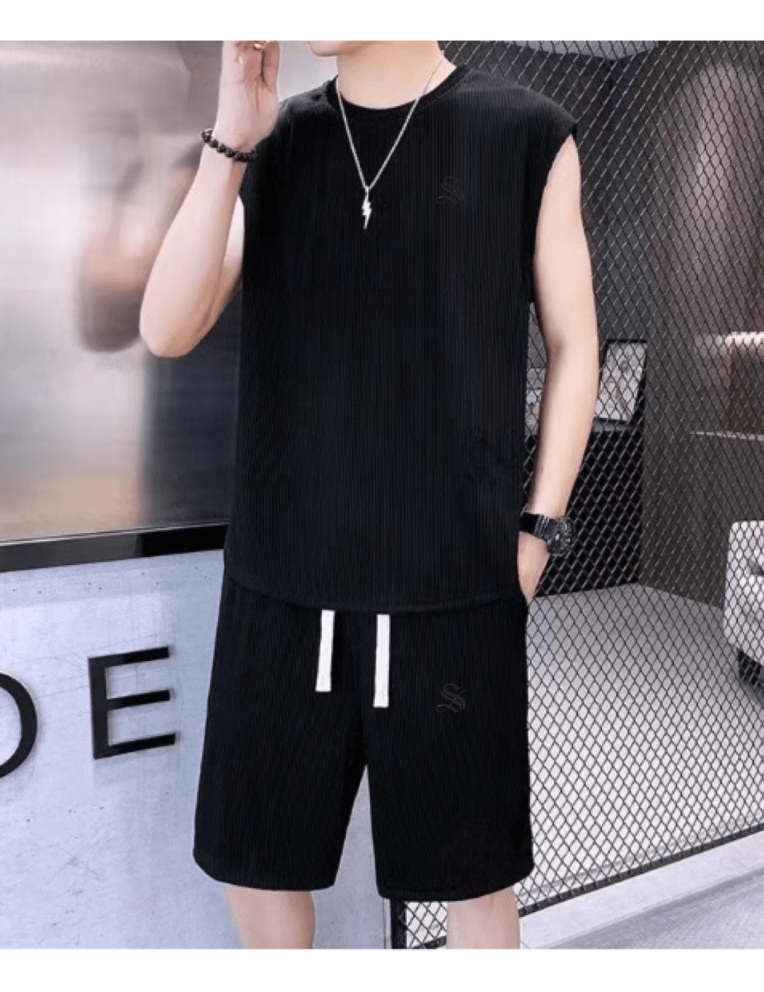DNZ 9 - Top & Shorts for Men - Sarman Fashion - Wholesale Clothing Fashion Brand for Men from Canada