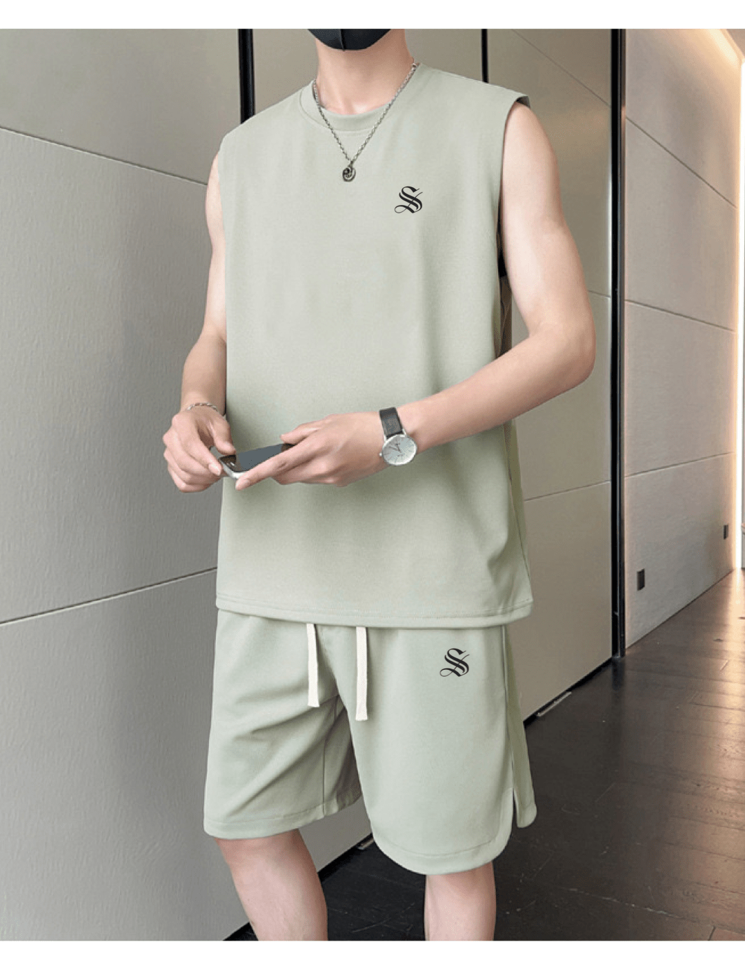 DNZ - Top & Shorts for Men - Sarman Fashion - Wholesale Clothing Fashion Brand for Men from Canada