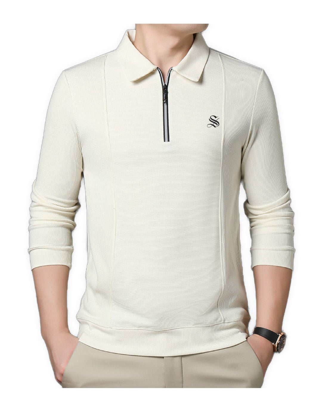 Duesfi i2 - Long Sleeves Track Top for Men - Sarman Fashion - Wholesale Clothing Fashion Brand for Men from Canada