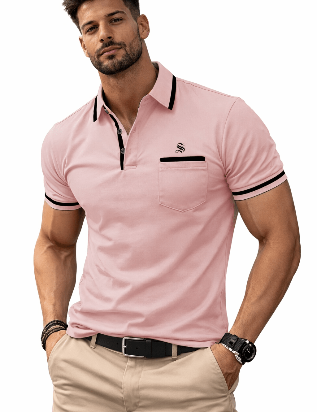 Duglas - Polo Shirt for Men - Sarman Fashion - Wholesale Clothing Fashion Brand for Men from Canada