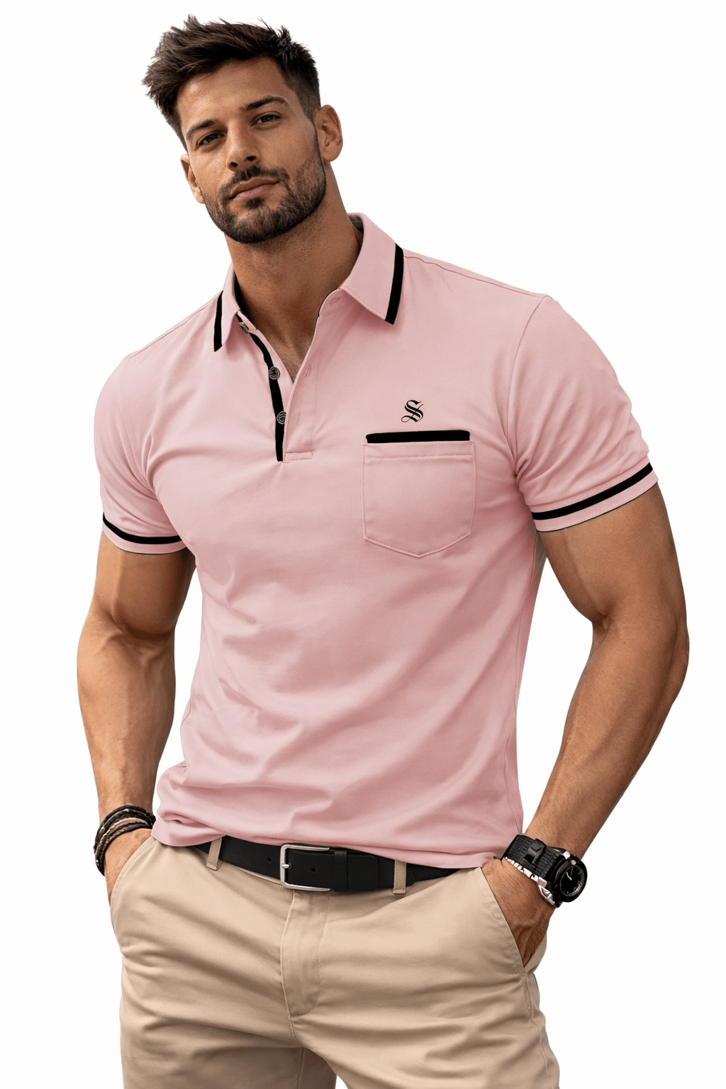 Duglas - Polo Shirt for Men - Sarman Fashion - Wholesale Clothing Fashion Brand for Men from Canada