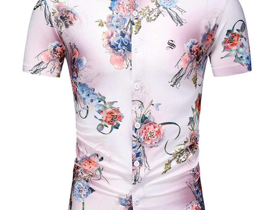 DZHJ - Short Sleeves Shirt for Men - Sarman Fashion - Wholesale Clothing Fashion Brand for Men from Canada