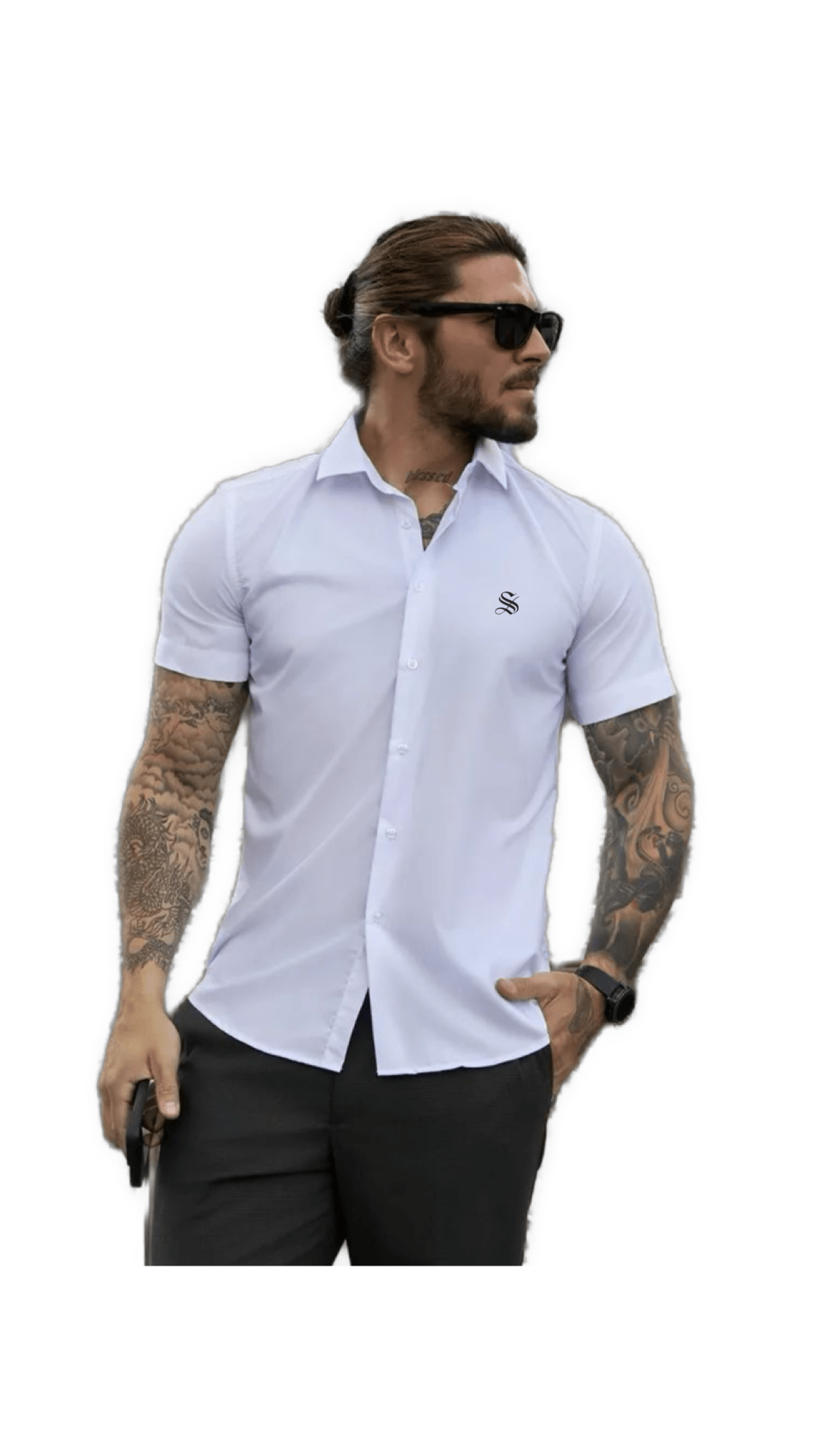 Eagle - Short Sleeves Shirt for Men - Sarman Fashion - Wholesale Clothing Fashion Brand for Men from Canada
