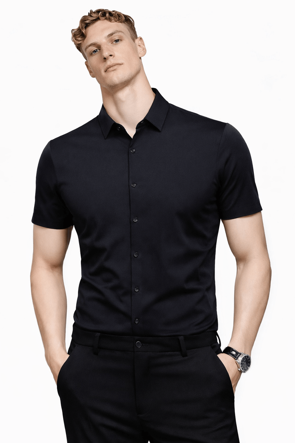 Edurto 2 - Short Sleeves Shirt for Men - Sarman Fashion - Wholesale Clothing Fashion Brand for Men from Canada