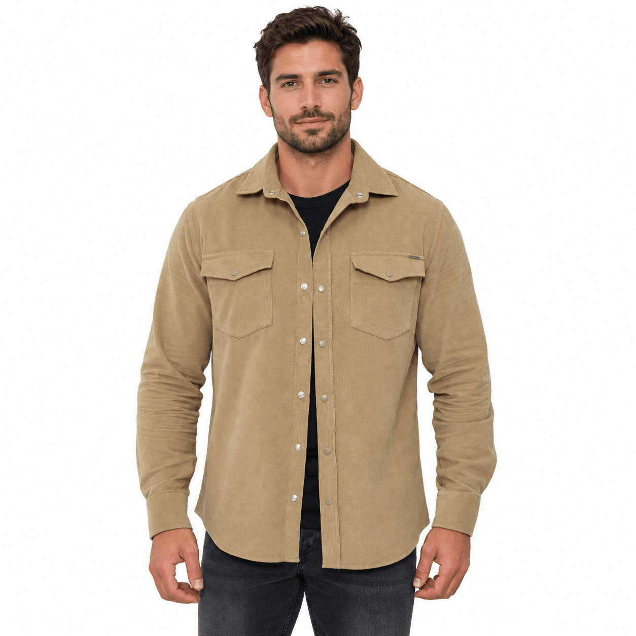Eereef 2 - Long Sleeves Shirt for Men - Sarman Fashion - Wholesale Clothing Fashion Brand for Men from Canada