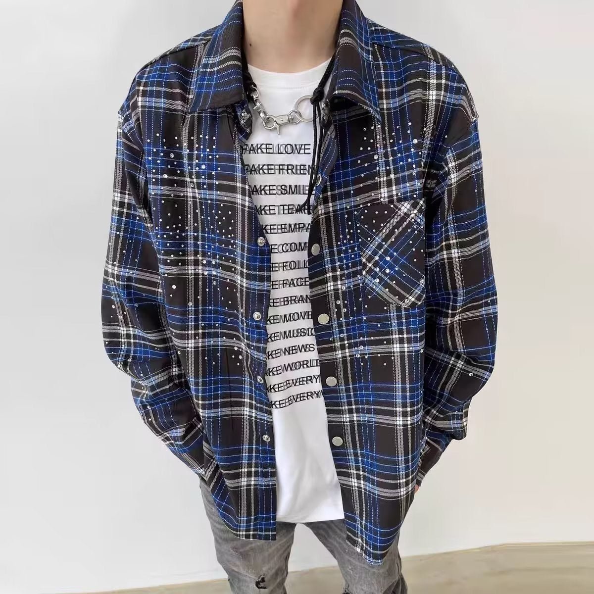 Eereef - Long Sleeves Shirt for Men - Sarman Fashion - Wholesale Clothing Fashion Brand for Men from Canada