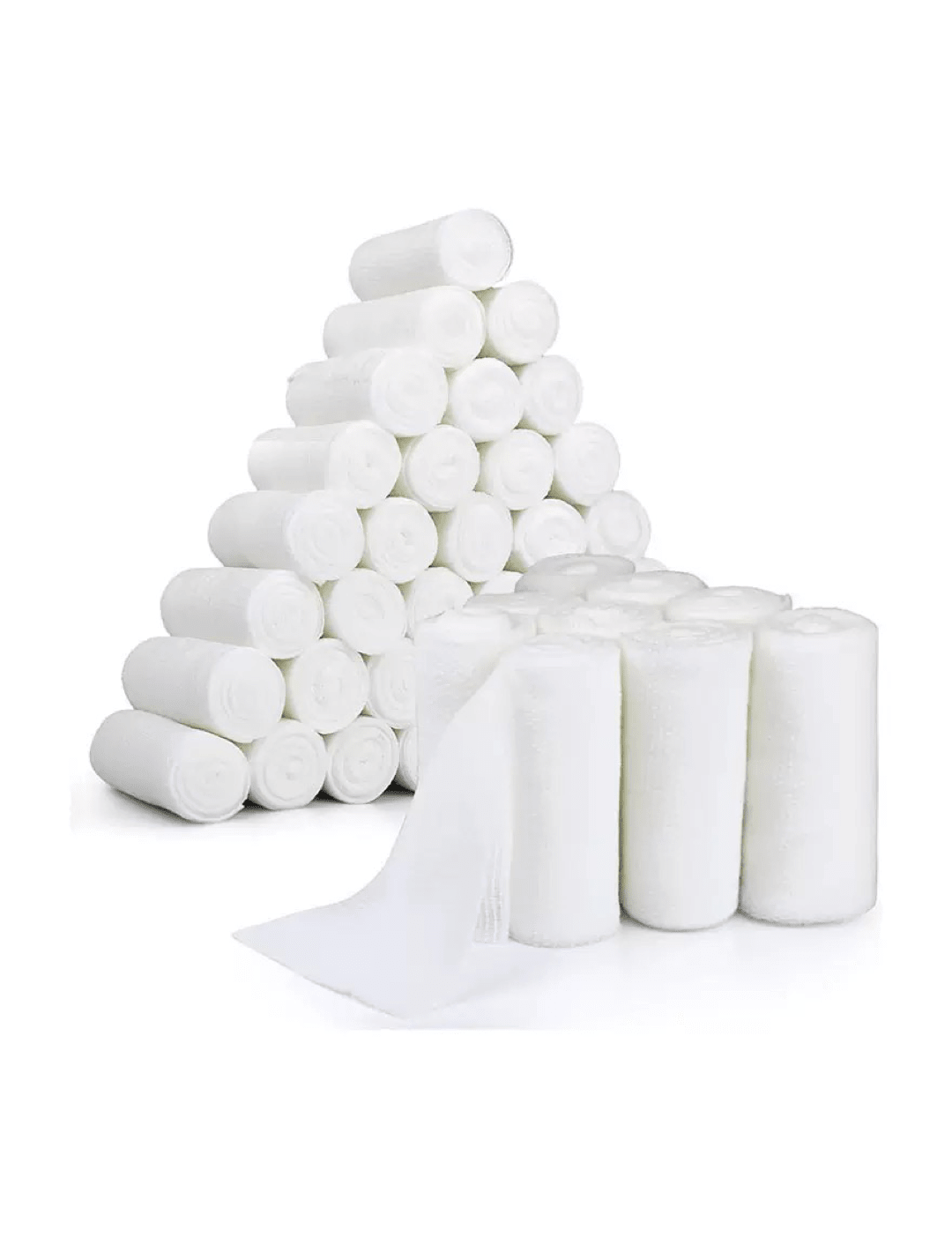 Elastic Gauze Roll Bandage – Breathable Stretch Wrap for Dressing Support, First Aid & Secure Hold - Sarman Fashion - Wholesale Clothing Fashion Brand for Men from Canada