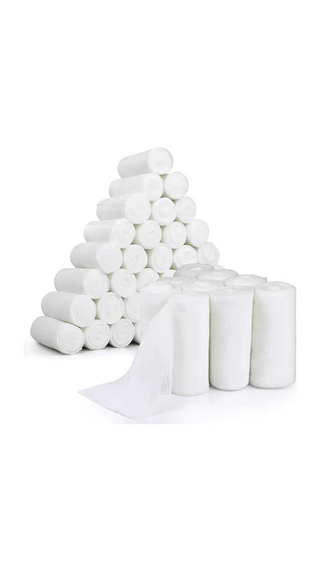 Elastic Gauze Roll Bandage – Breathable Stretch Wrap for Dressing Support, First Aid & Secure Hold - Sarman Fashion - Wholesale Clothing Fashion Brand for Men from Canada