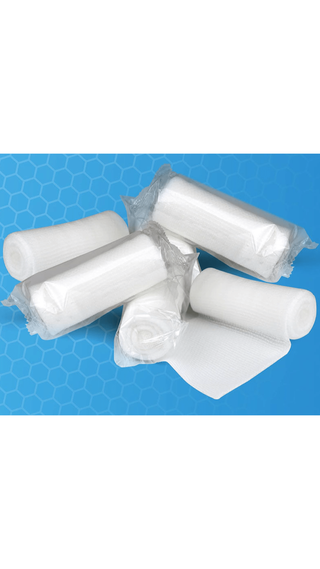 Elastic Gauze Roll Bandage – Breathable Stretch Wrap for Dressing Support, First Aid & Secure Hold - Sarman Fashion - Wholesale Clothing Fashion Brand for Men from Canada