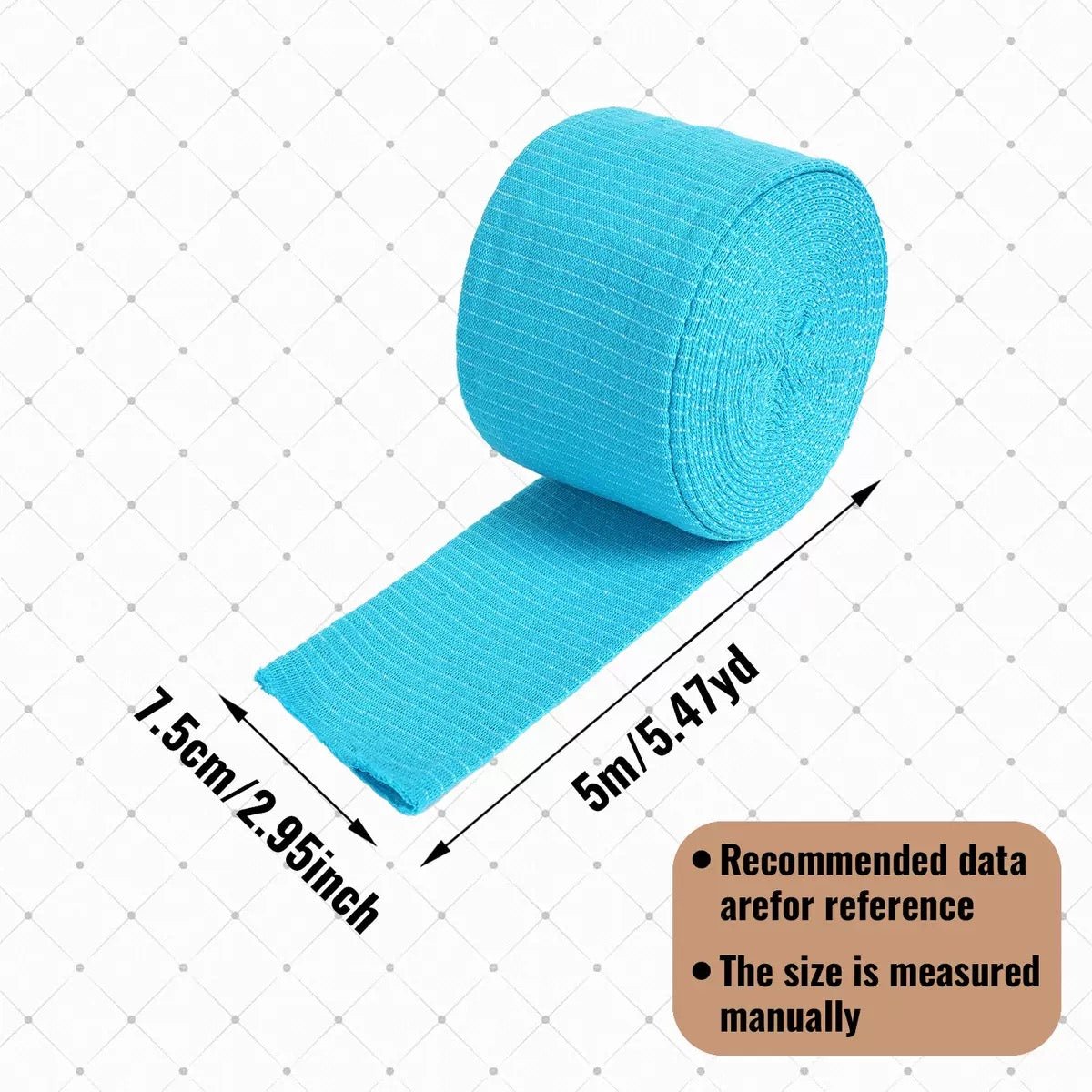 Elastic Tubular Compression Bandage Roll – Self - Adhesive Support Wrap for Wrist, Ankle, Knee, Elbow & Muscle Support - Sarman Fashion - Wholesale Clothing Fashion Brand for Men from Canada