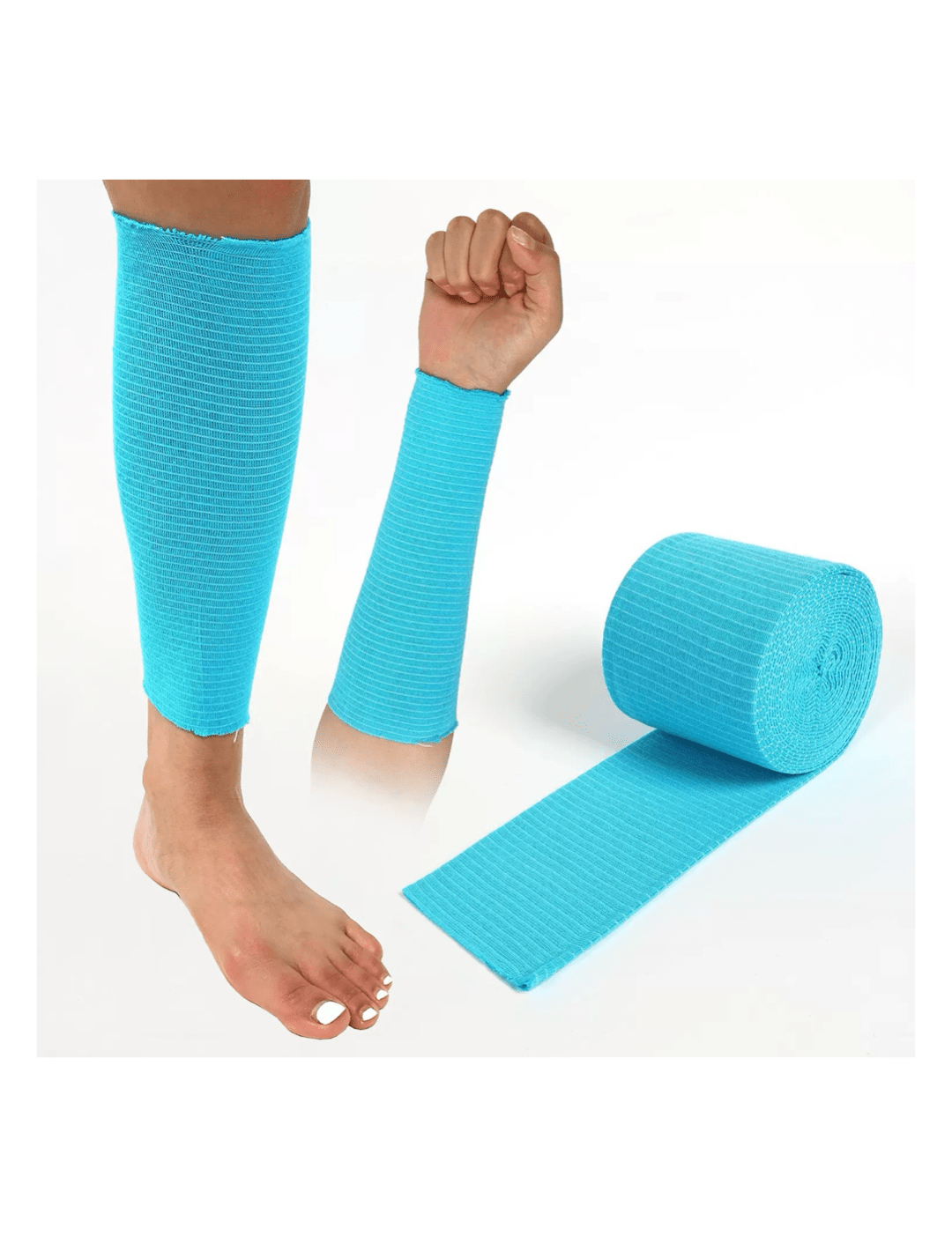 Elastic Tubular Compression Bandage Roll – Self - Adhesive Support Wrap for Wrist, Ankle, Knee, Elbow & Muscle Support - Sarman Fashion - Wholesale Clothing Fashion Brand for Men from Canada