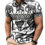 Elephant - Polo Shirt for Men - Sarman Fashion - Wholesale Clothing Fashion Brand for Men from Canada