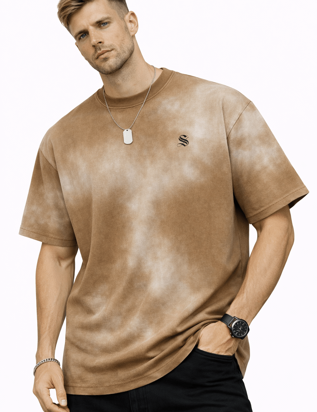 Emak 2 - Oversize T-Shirt for Men - Sarman Fashion - Wholesale Clothing Fashion Brand for Men from Canada
