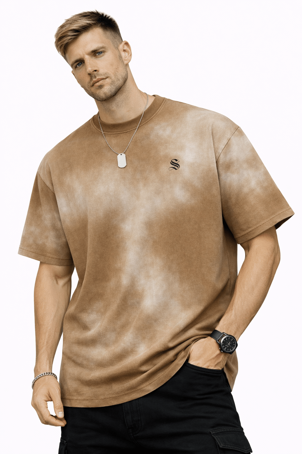 Emak 2 - Oversize T-Shirt for Men - Sarman Fashion - Wholesale Clothing Fashion Brand for Men from Canada
