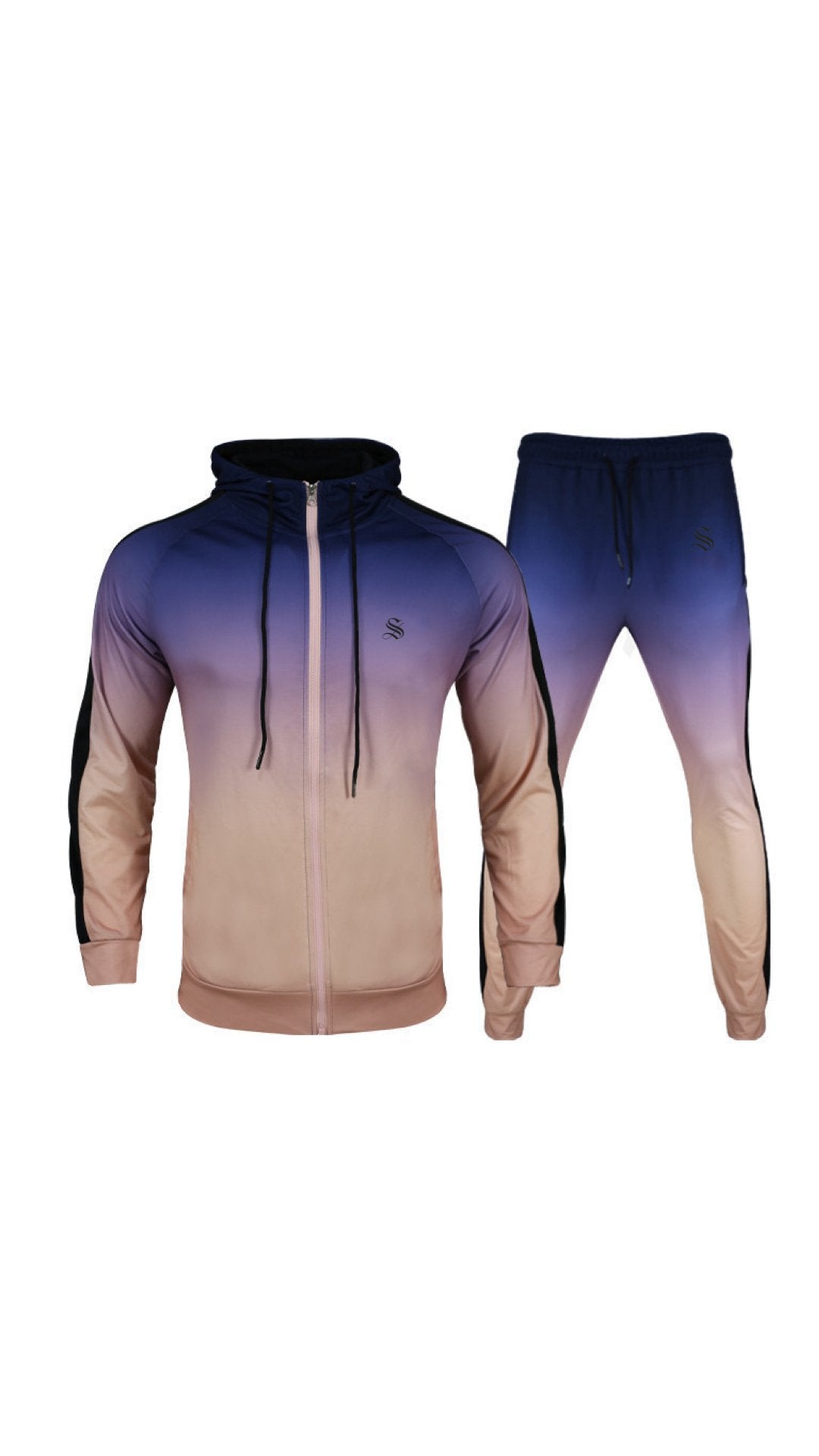 Eria 63 - Complete Set - Long Sleeves Hoodie & Joggers for Men - Sarman Fashion - Wholesale Clothing Fashion Brand for Men from Canada