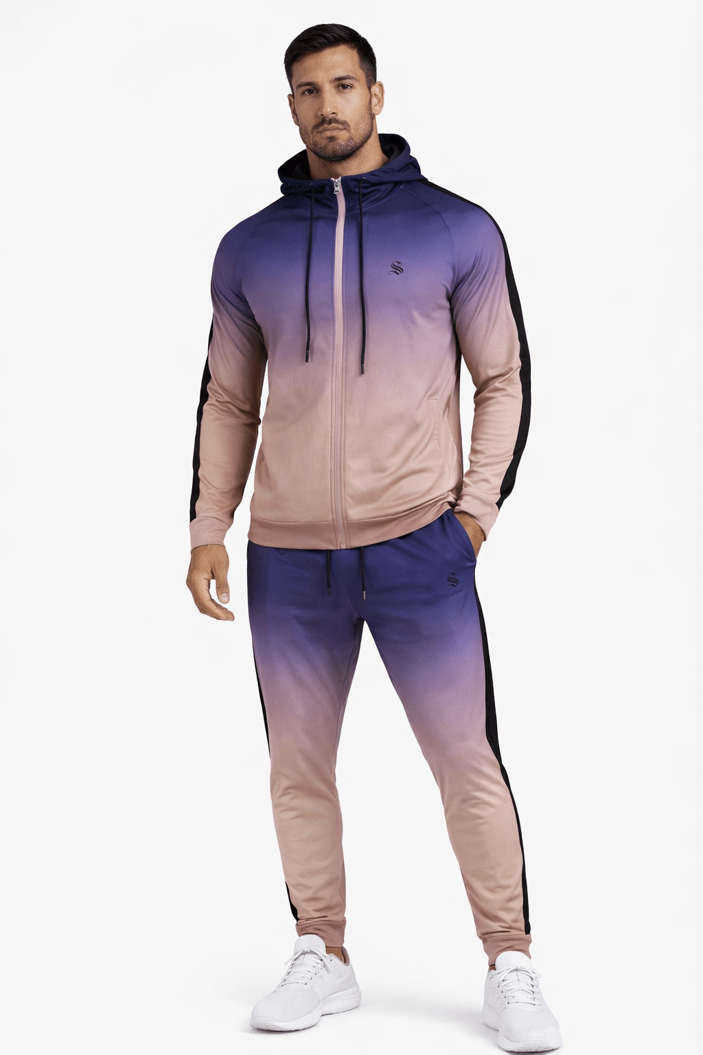 Eria 63 - Complete Set - Long Sleeves Hoodie & Joggers for Men - Sarman Fashion - Wholesale Clothing Fashion Brand for Men from Canada