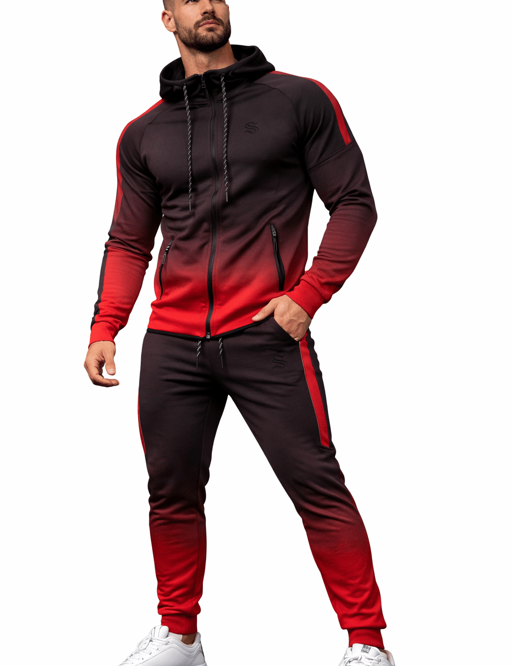 Eria 65 - Complete Set - Long Sleeves Hoodie & Joggers for Men - Sarman Fashion - Wholesale Clothing Fashion Brand for Men from Canada