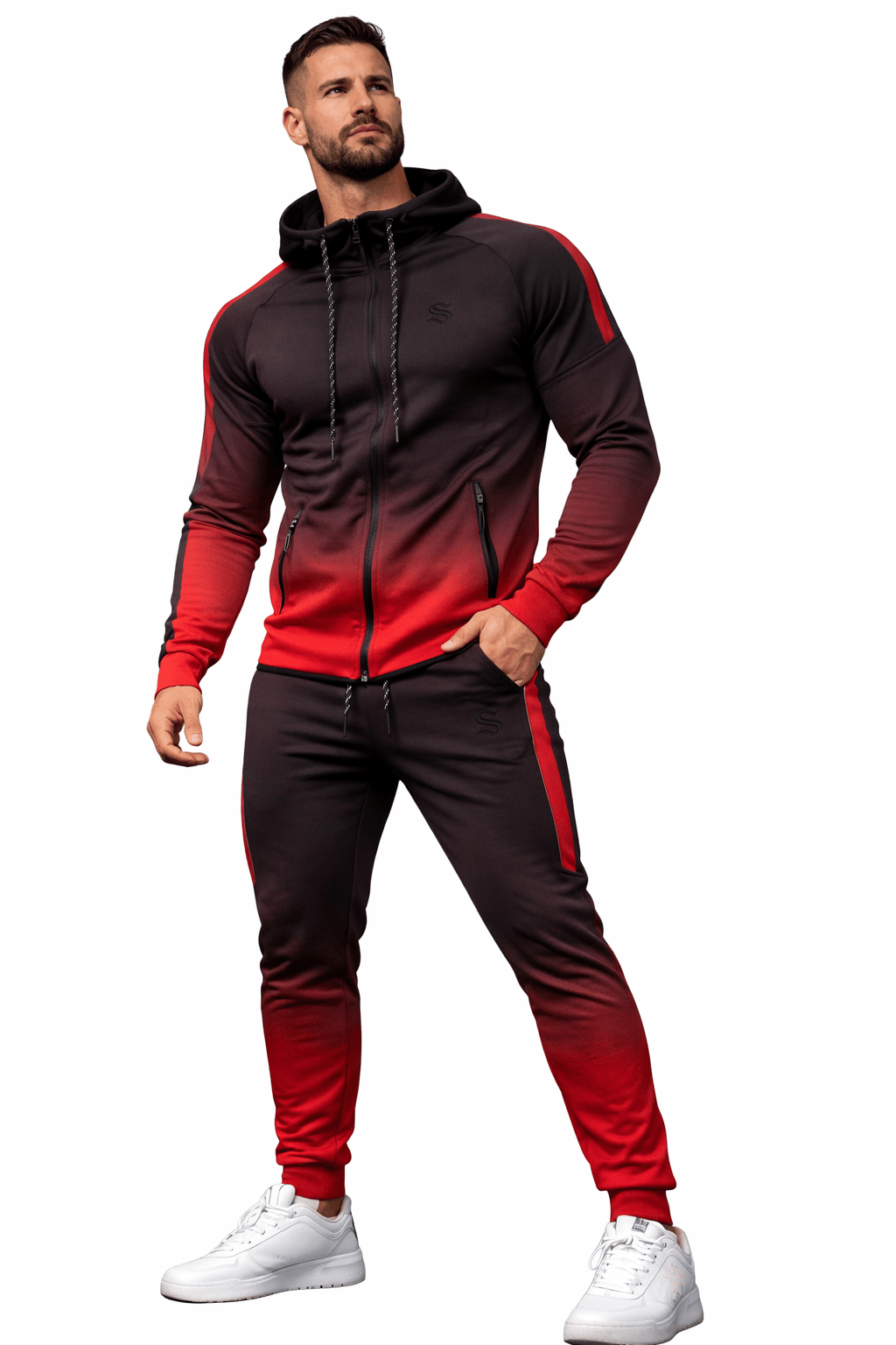 Eria 65 - Complete Set - Long Sleeves Hoodie & Joggers for Men - Sarman Fashion - Wholesale Clothing Fashion Brand for Men from Canada
