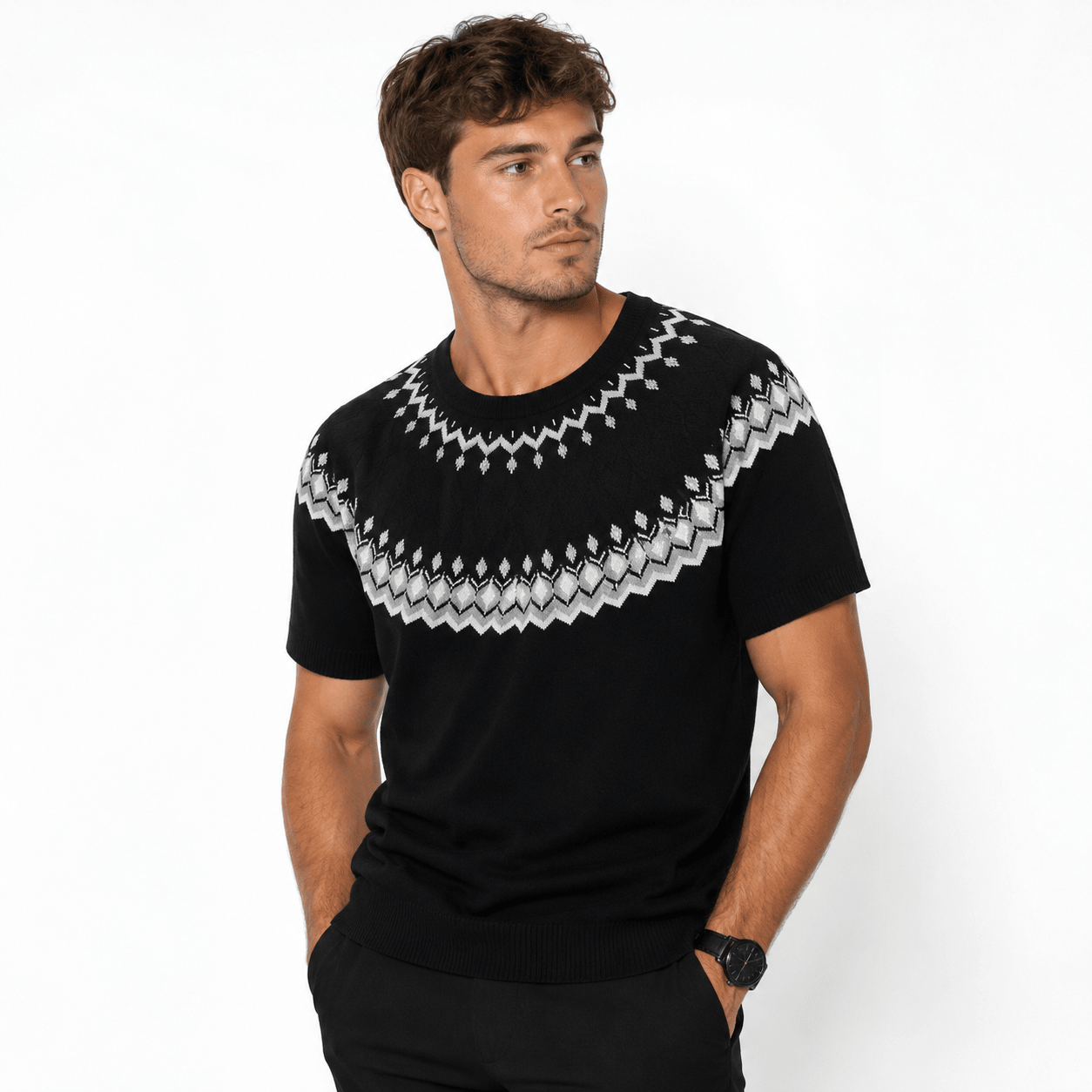 ERTAL - T-Shirt for Men - Sarman Fashion - Wholesale Clothing Fashion Brand for Men from Canada