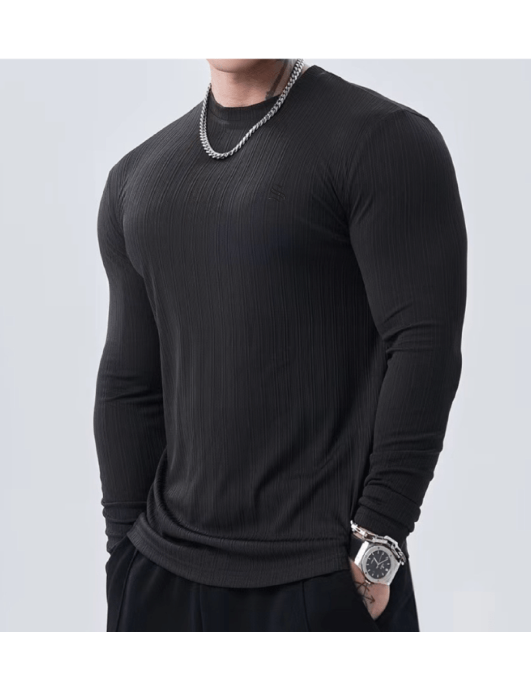 Esab 4 - Long Sleeve Shirt for Men - Sarman Fashion - Wholesale Clothing Fashion Brand for Men from Canada