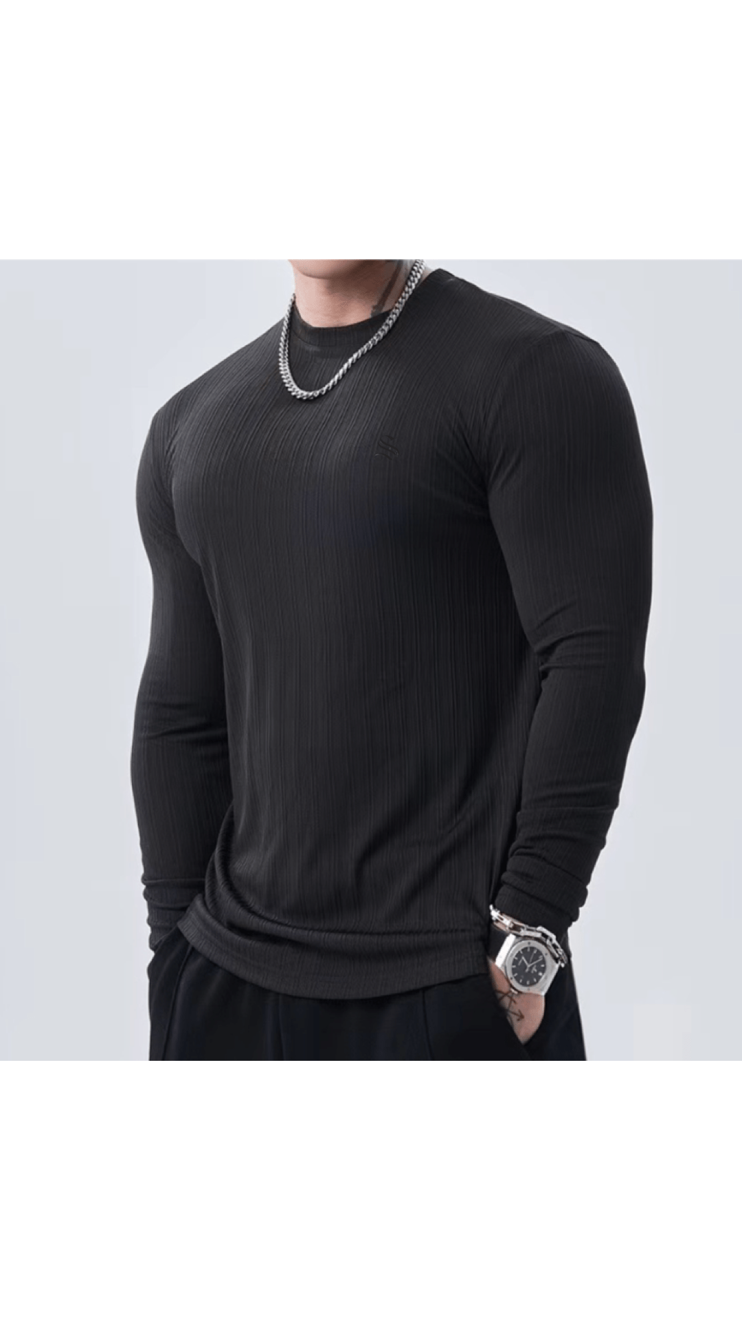 Esab 4 - Long Sleeve Shirt for Men - Sarman Fashion - Wholesale Clothing Fashion Brand for Men from Canada