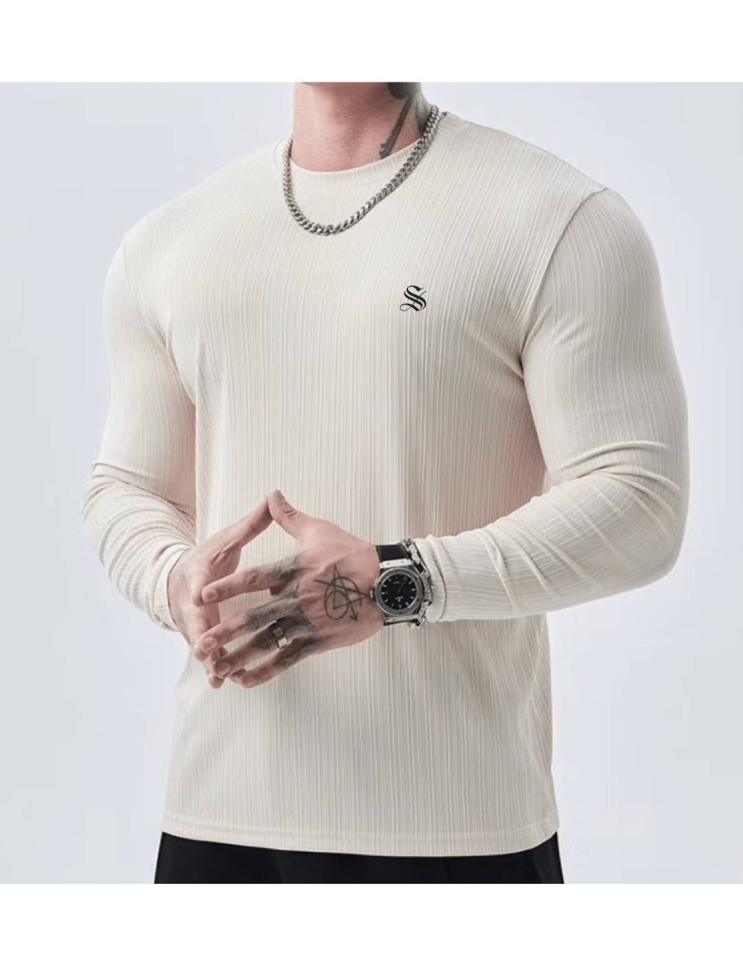 Esab 4 - Long Sleeve Shirt for Men - Sarman Fashion - Wholesale Clothing Fashion Brand for Men from Canada