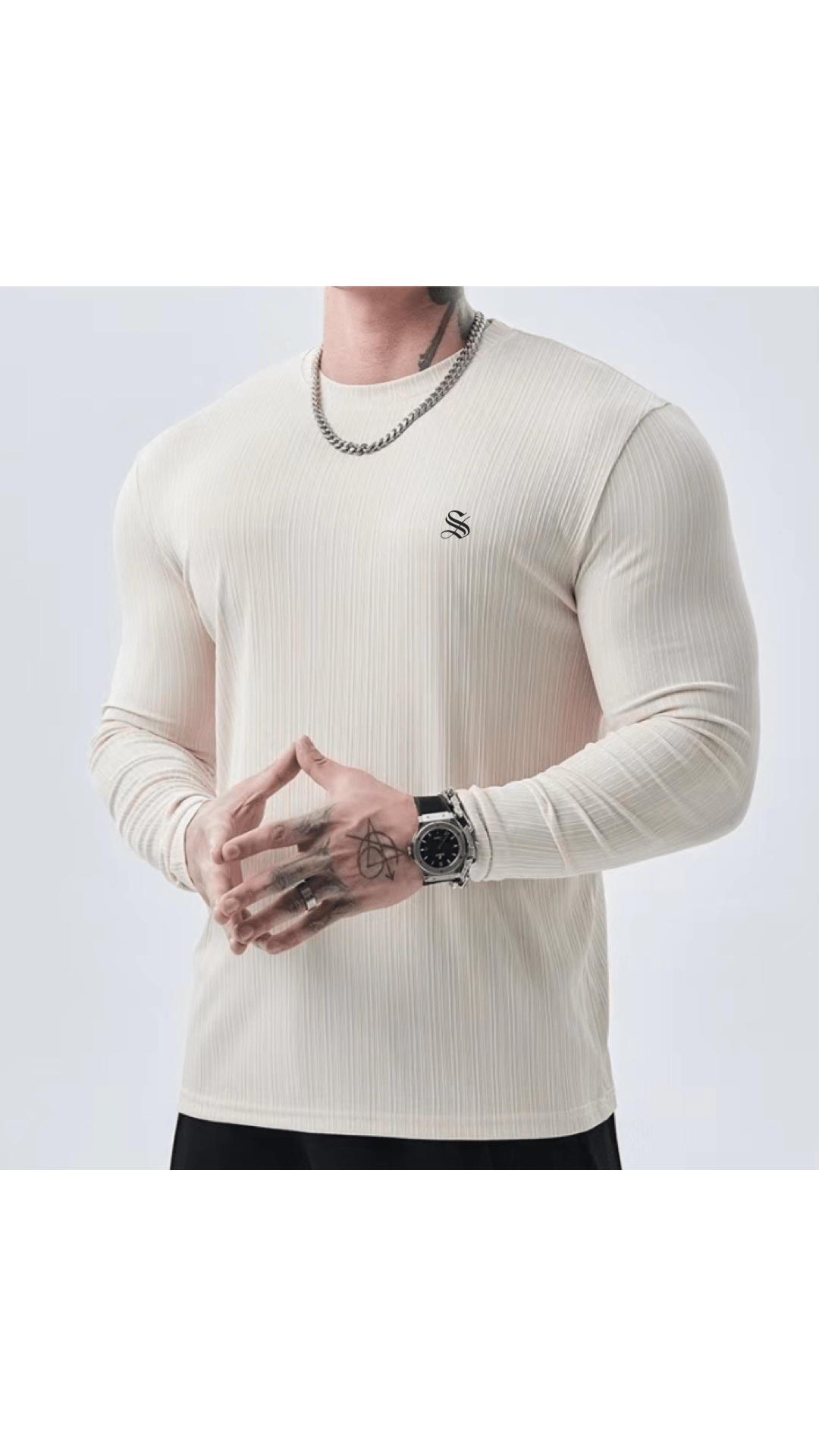 Esab 4 - Long Sleeve Shirt for Men - Sarman Fashion - Wholesale Clothing Fashion Brand for Men from Canada