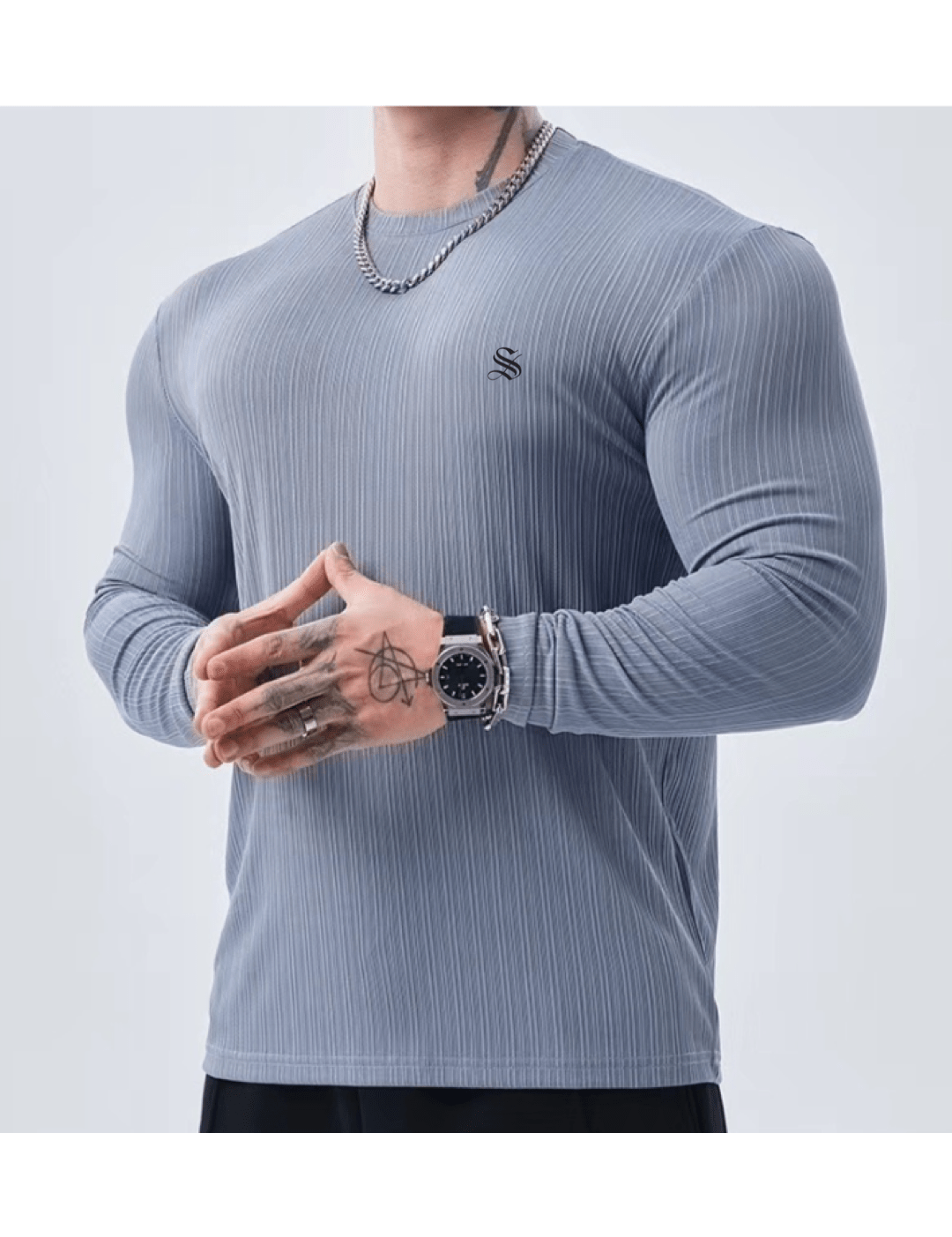 Esab 4 - Long Sleeve Shirt for Men - Sarman Fashion - Wholesale Clothing Fashion Brand for Men from Canada