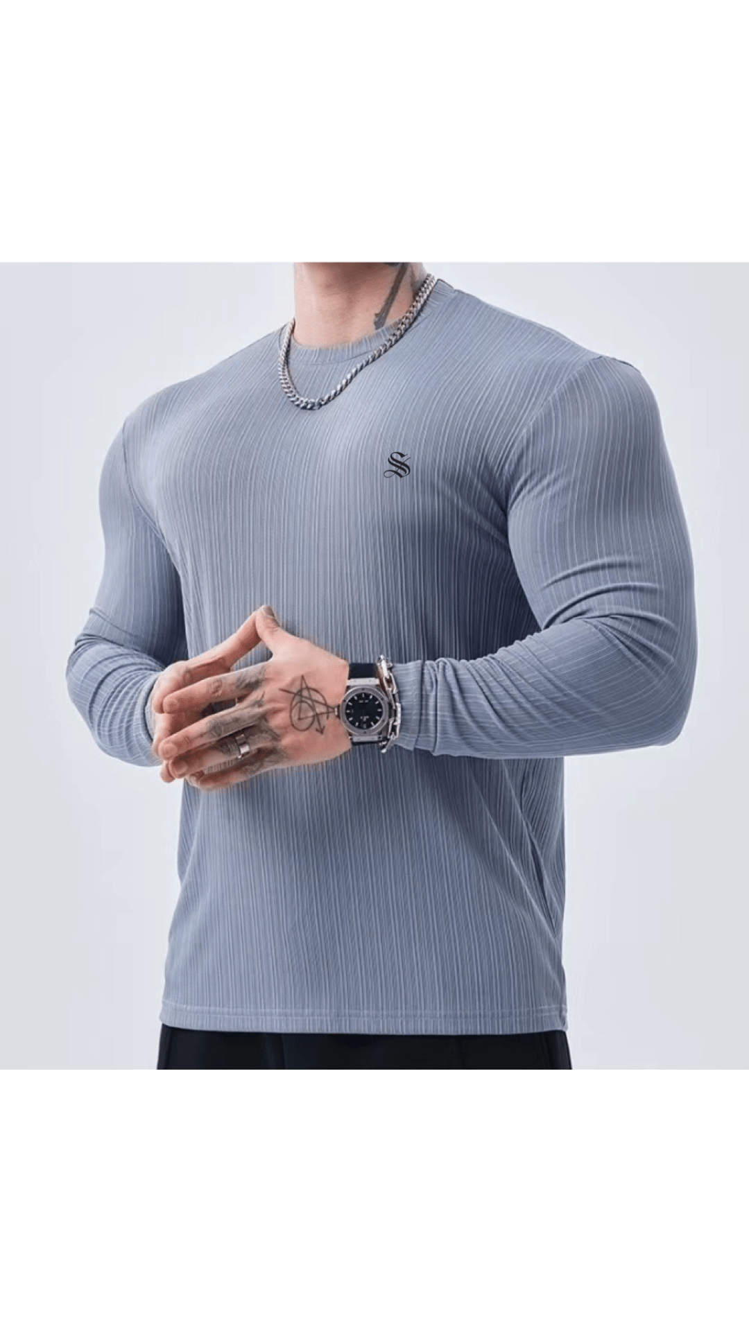 Esab 4 - Long Sleeve Shirt for Men - Sarman Fashion - Wholesale Clothing Fashion Brand for Men from Canada