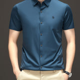 Esuza - Short Sleeves Shirt for Men - Sarman Fashion - Wholesale Clothing Fashion Brand for Men from Canada