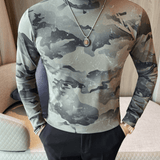 EWB 13 - High Neck Long Sleeve Shirt for Men - Sarman Fashion - Wholesale Clothing Fashion Brand for Men from Canada