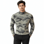 EWB 13 - High Neck Long Sleeve Shirt for Men - Sarman Fashion - Wholesale Clothing Fashion Brand for Men from Canada