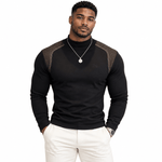 EWB 2 - High Neck Long Sleeve Shirt for Men - Sarman Fashion - Wholesale Clothing Fashion Brand for Men from Canada