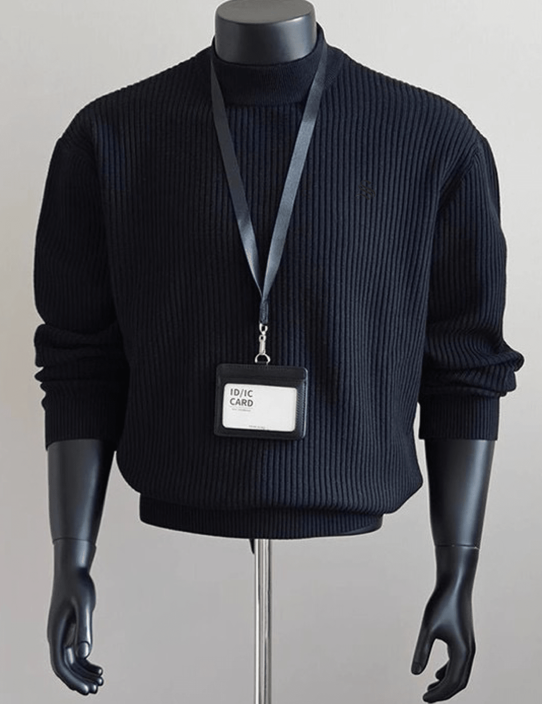 EWB 29 - High Neck Long Sleeve Shirt for Men - Sarman Fashion - Wholesale Clothing Fashion Brand for Men from Canada