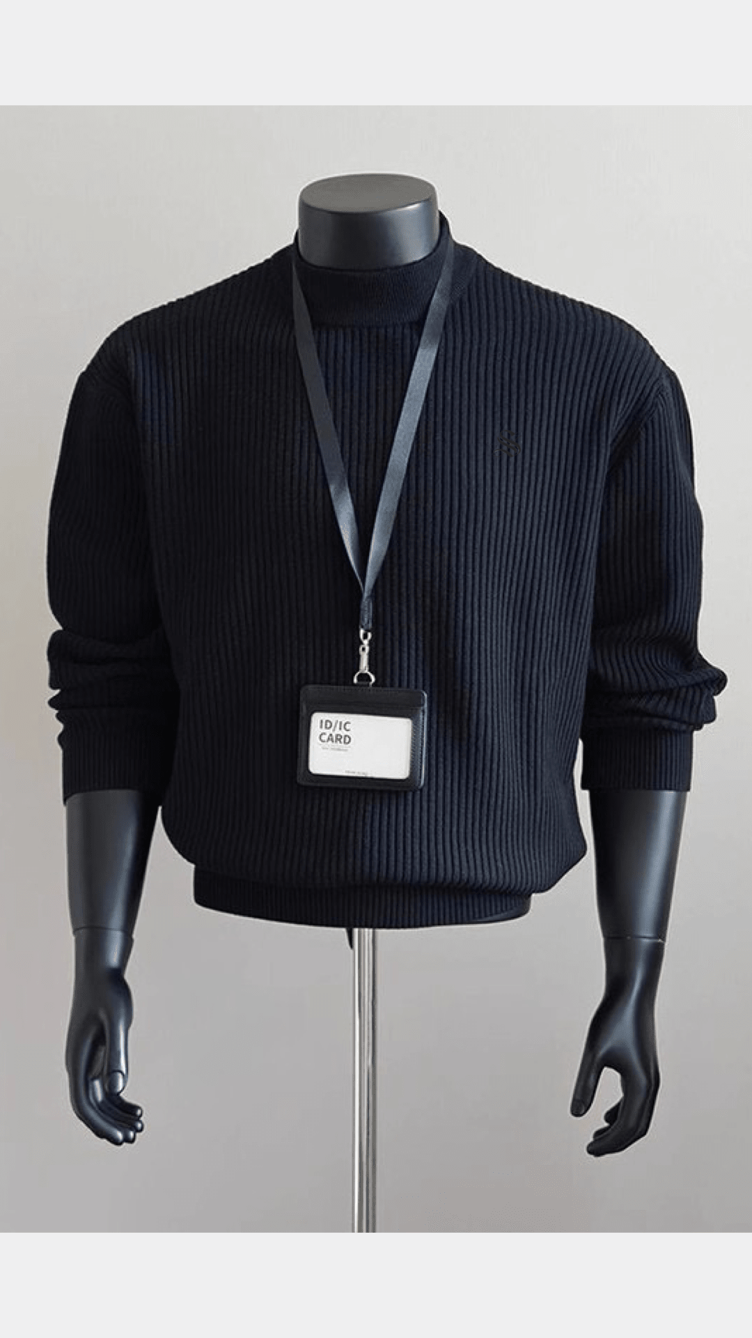 EWB 29 - High Neck Long Sleeve Shirt for Men - Sarman Fashion - Wholesale Clothing Fashion Brand for Men from Canada