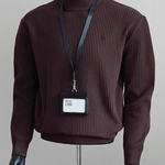 EWB 29 - High Neck Long Sleeve Shirt for Men - Sarman Fashion - Wholesale Clothing Fashion Brand for Men from Canada