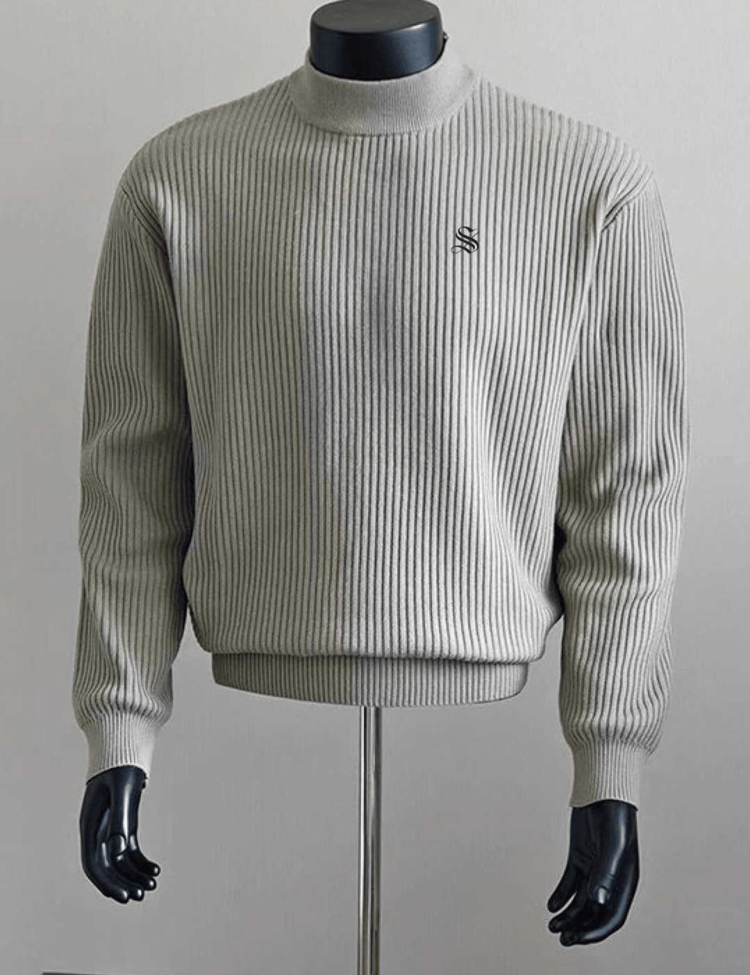 EWB 29 - High Neck Long Sleeve Shirt for Men - Sarman Fashion - Wholesale Clothing Fashion Brand for Men from Canada