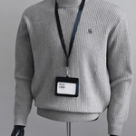 EWB 29 - High Neck Long Sleeve Shirt for Men - Sarman Fashion - Wholesale Clothing Fashion Brand for Men from Canada