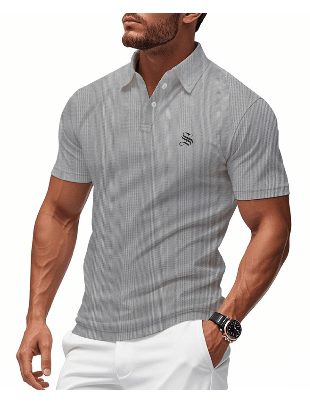 EWEKL - Polo Shirt for Men - Sarman Fashion - Wholesale Clothing Fashion Brand for Men from Canada