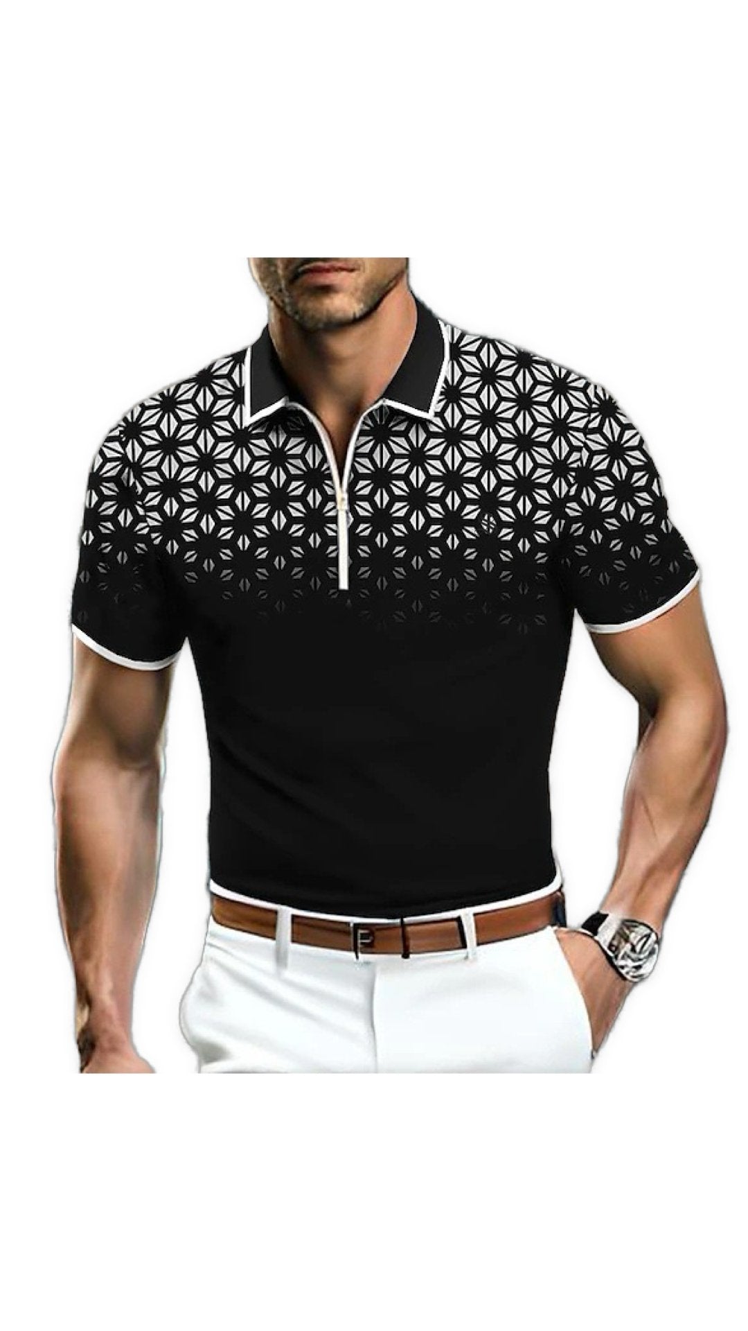 Ewina - Polo Shirt for Men - Sarman Fashion - Wholesale Clothing Fashion Brand for Men from Canada