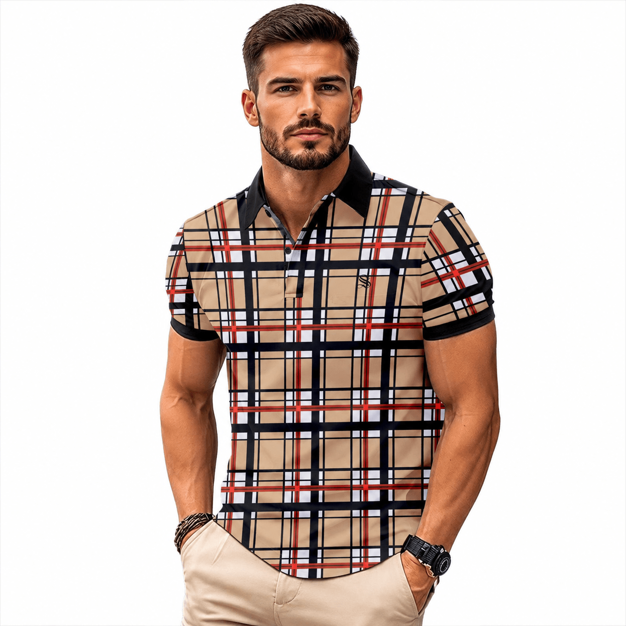 Ewufa - Polo Shirt for Men - Sarman Fashion - Wholesale Clothing Fashion Brand for Men from Canada