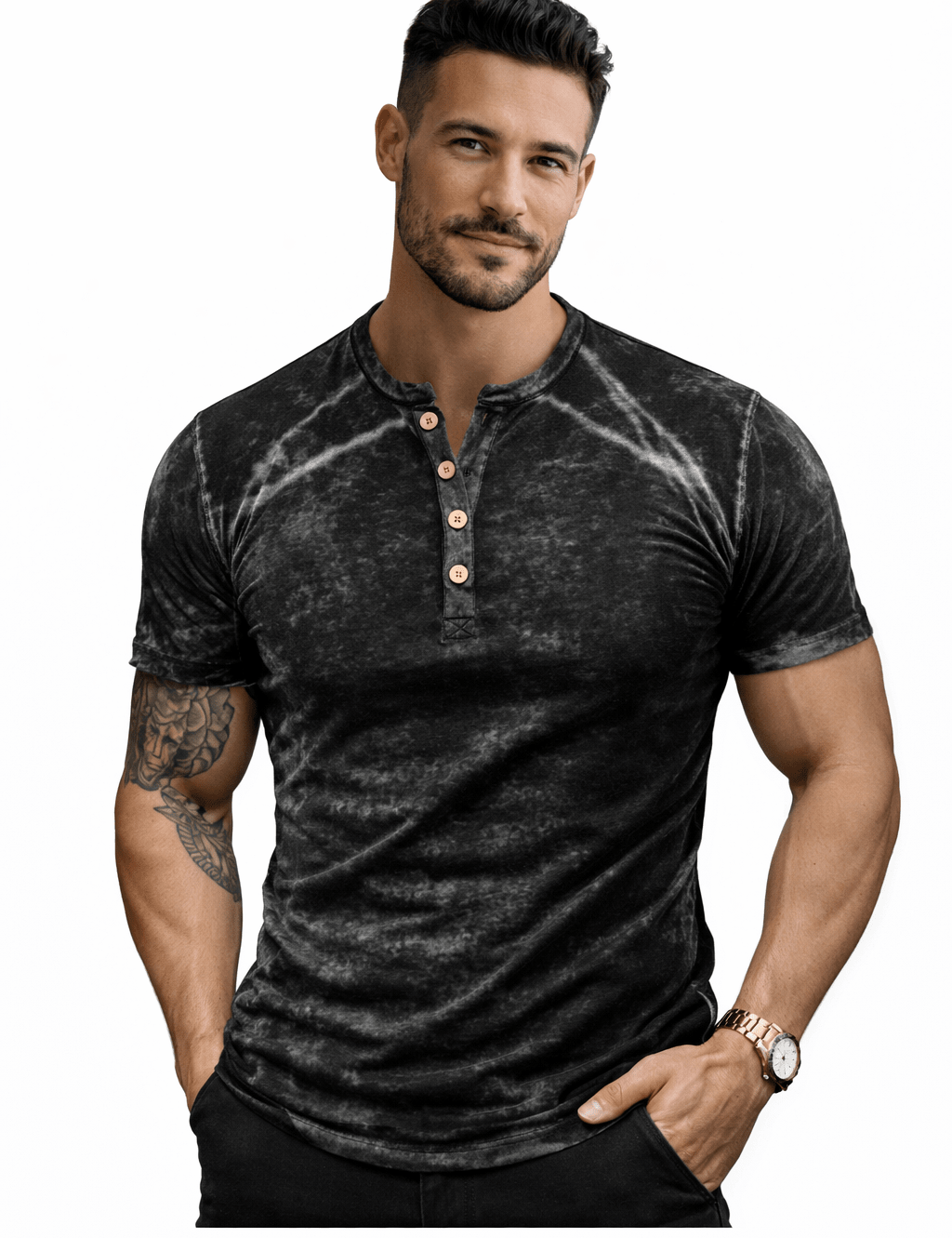 Exustro 3 - T-Shirt for Men - Sarman Fashion - Wholesale Clothing Fashion Brand for Men from Canada