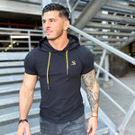 Falcon 32 - Hood T-shirt for Men - Sarman Fashion - Wholesale Clothing Fashion Brand for Men from Canada