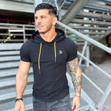 Falcon 32 - Hood T-shirt for Men - Sarman Fashion - Wholesale Clothing Fashion Brand for Men from Canada