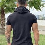 Falcon 32 - Hood T-shirt for Men - Sarman Fashion - Wholesale Clothing Fashion Brand for Men from Canada