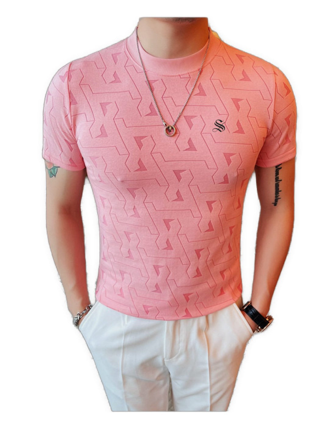 Fapink - T-Shirt for Men - Sarman Fashion - Wholesale Clothing Fashion Brand for Men from Canada