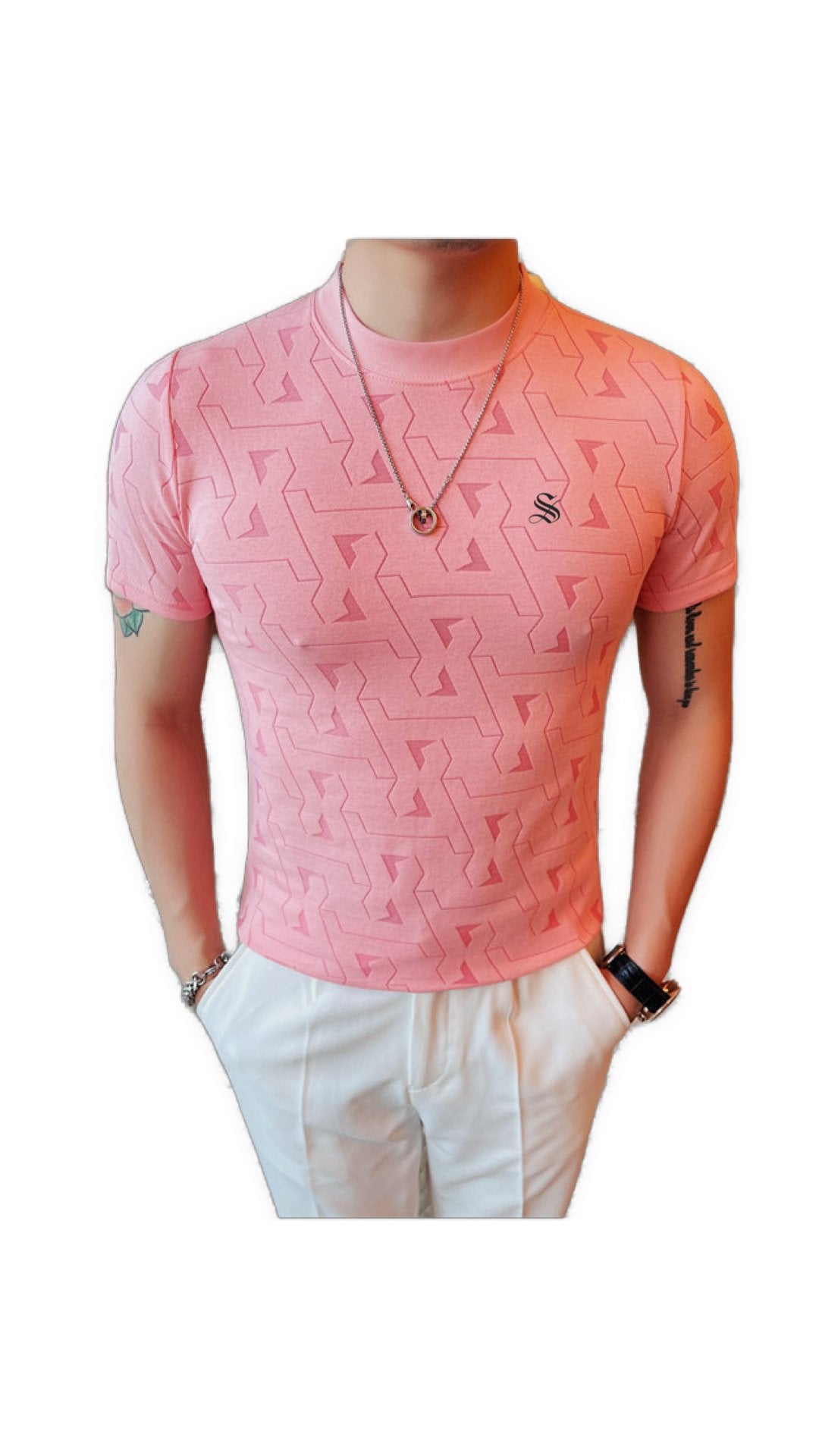 Fapink - T-Shirt for Men - Sarman Fashion - Wholesale Clothing Fashion Brand for Men from Canada
