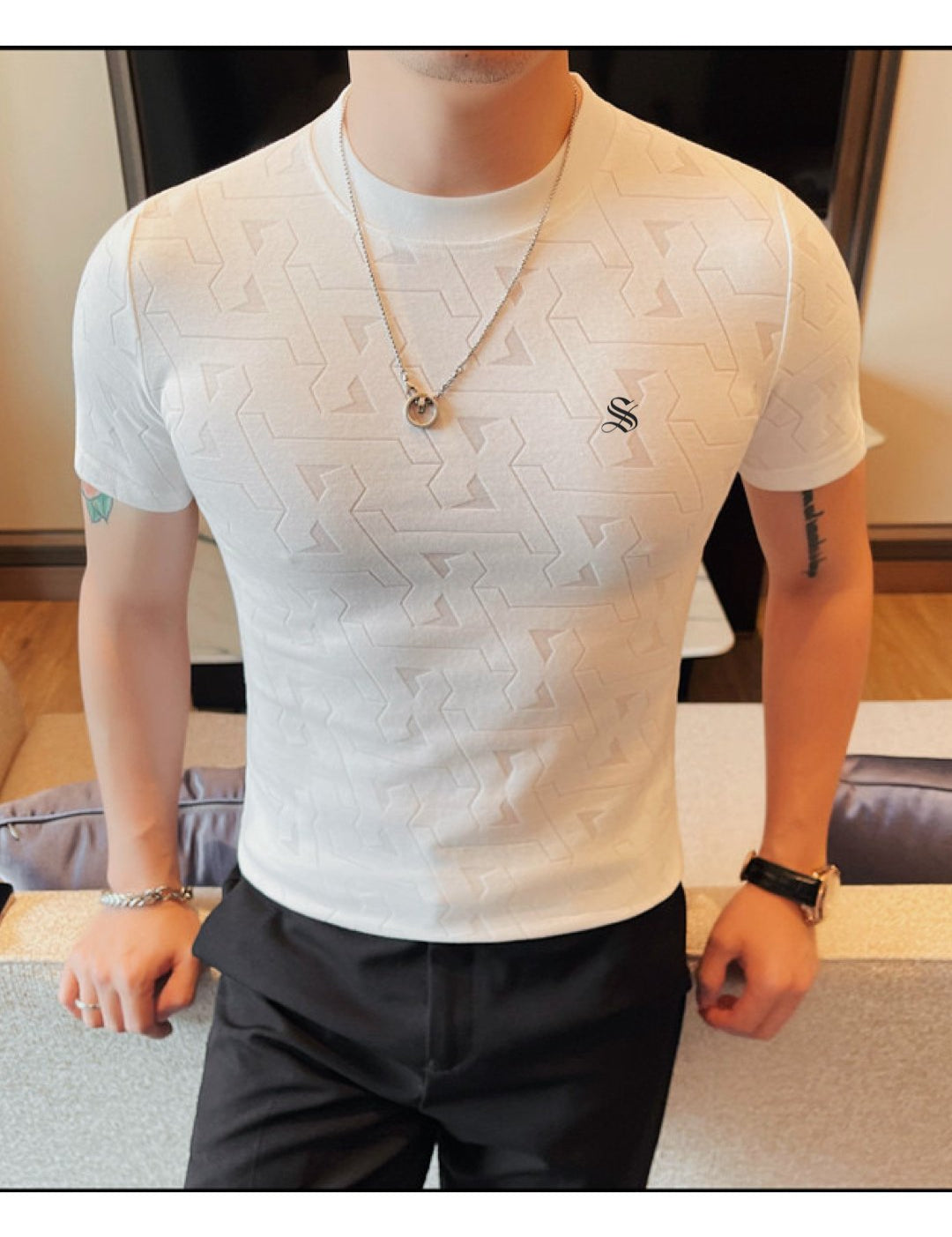 Fapink - T-Shirt for Men - Sarman Fashion - Wholesale Clothing Fashion Brand for Men from Canada