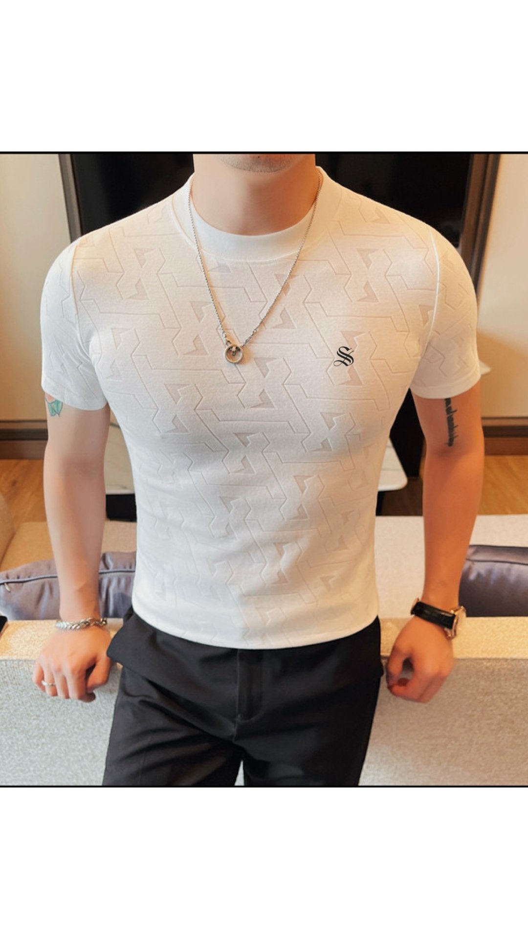 Fapink - T-Shirt for Men - Sarman Fashion - Wholesale Clothing Fashion Brand for Men from Canada