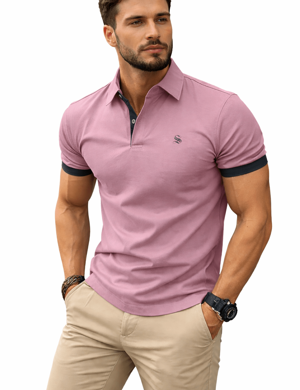 Fatchi - Polo Shirt for Men - Sarman Fashion - Wholesale Clothing Fashion Brand for Men from Canada